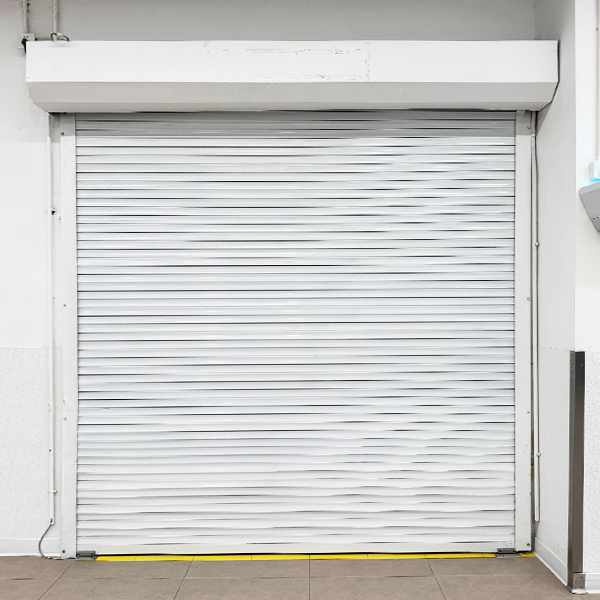 Aluminum roller shutter doors Portes à volets roulants en aluminium